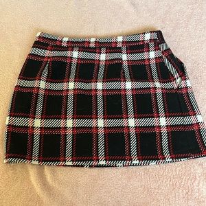 Plad mini skirt